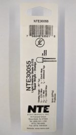 8mm Super Bright Orange LED 3600mcd (3Pk) Clear Lens