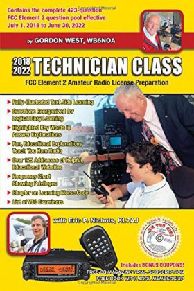 2018-2022 Technician Class Book by Gordon West, WB6NOA