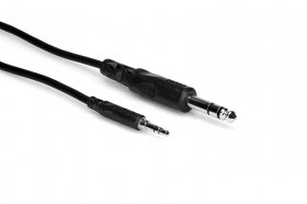5Ft Stereo Interconnect Cable 3.5mm TRS to 1/4in TRS