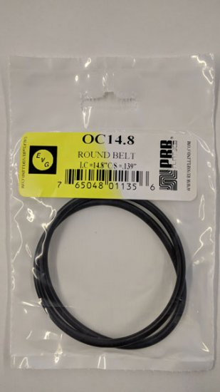 OC14.8 Round Rubber Belt 14.8\" IC, .139\" Cross Section