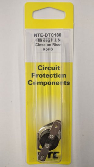 Disc Thermostat 185°F/85°C 15A 125V Close on Rise