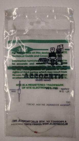 NTE5055A Zener Diode 150.0V 1/2W, DO35