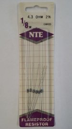 4.3 Ohm, 1/8W, 2% Metal Film Flameproof Resistor (6Pk)