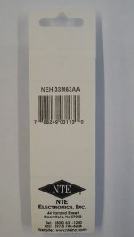 0.33uf 63V Axial Lead Electrolytic Capacitor