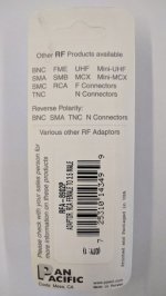 RF Adapter RCA Jack to (3.5mm)1/8" Mono Plug