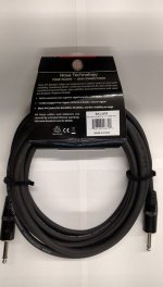 15Ft Pro Speaker Cable REAN 1/4in TS to Same 14Awg