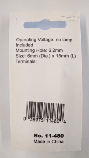 5mm Chrome LED Holder (2Pk)