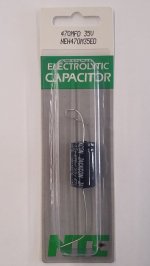 470uf 35V Axial Lead Electrolytic Capacitor