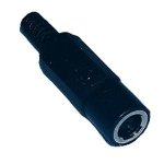 Size T 6.5/4.3/1.4mm Coaxial DC Power Jack Inline