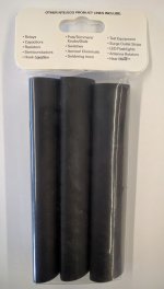 1" Black Heat Shrink Tubing 3:1 Ratio