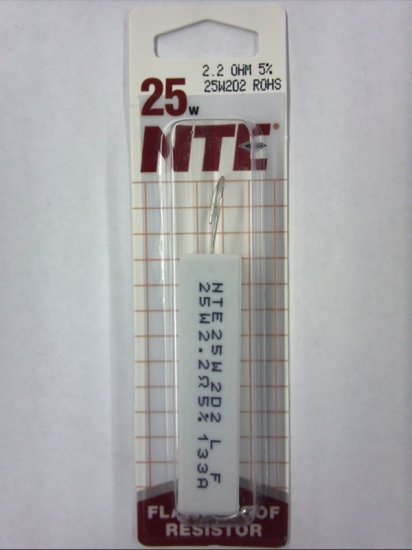 2.2 Ohm 25W Cermet Power Wirewound Resistor 5% Tolerance