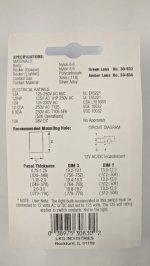 Red 12V Lighted Pushbutton Switch SPST Off-On 28V 10A