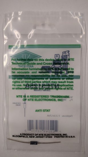 NTE5125A Zener Diode 10.0V 5W Axial Leaded