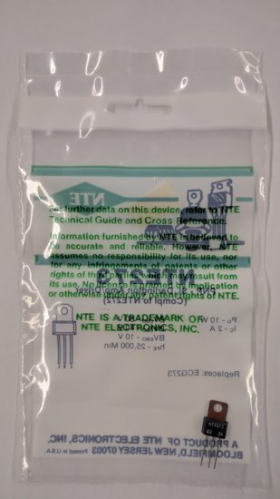 NTE273 T-PNP, Si, Darlington Power Amp (Compl to NTE272)