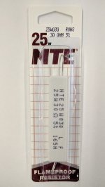 30 Ohm 25W Cermet Power Wirewound Resistor 5% Tolerance