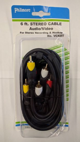 6Ft Composite A/V Cable