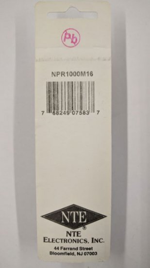 1,000uf 16V Non-Polar Radial Lead Electrolytic Capacitor