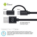 Naztech Safety Essentials Car Kit - Hybrid USB-C - Black