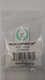 (3.5mm) 1/8" Stereo Jack to (3.5mm) 1/8" Mono Plug (Gold)