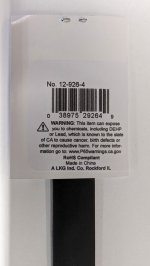 1/2" Black 48" Thin Wall 2:1 Polyolefin Heat Shrink Tubing