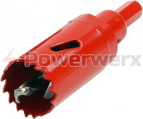 Hole Saw for Panel Mount Accessories, Bi-Metal, Arbored 1-1/8"