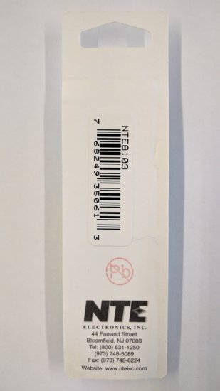 NTE8103 Thermal Fuse 104°C/219°F 15A Axial
