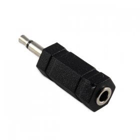 (3.5mm) 1/8" Stereo Jack to (3.5mm) 1/8" Mono Plug Adapter