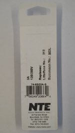 3 Amp (MDL) Glass Fuse (5Pk) Slow Blow 6x30mm