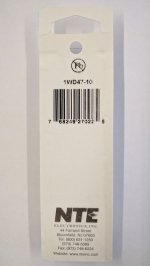 0.47 Ohm 1 Watt Metal Oxide Film Resistor (10Pk) 5% Tolerance