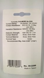 Sub-Mini Push Button SPST Off-(On) 1A-125VAC (2Pk) Red