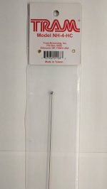 TRAM NH-4-HC HD 4Ft Stainless Steel Whip 3/8"x24 Thread 400W