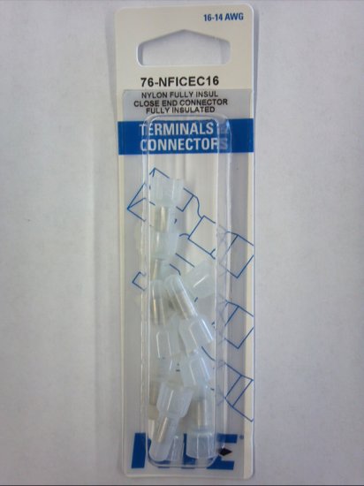 Closed End Connector Nylon 16-14Awg (10Pk)