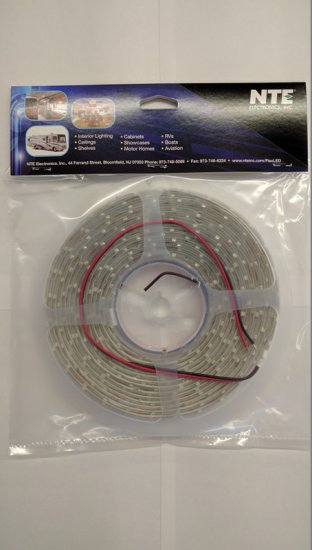 Flexible LED Strip Amber 16.4Ft IP65 300 (3528) LEDs 12V 24W