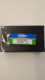 ABS Plastic Project Box (Black) 6.2x3.7x2.1" w/PC Board Slots