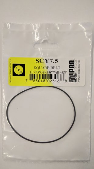 SCY7.5 Square Belt 7.5\" IC, .038\" CS, .038\" Wall Thickness