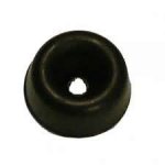 Tapered Cylinder Rubber Feet .87"W, .4"H (12Pk)