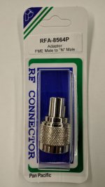 N Plug to FME Plug Adapter