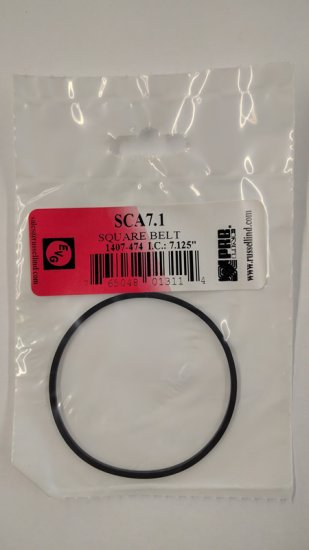 SCA7.1 Square Rubber Belt 7.125\" IC
