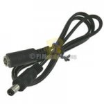 Size M 5.5/2.1mm Coaxial DC Power Cable 6" Male to Female 24Awg