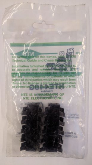 NTE448G Clip-On Heat Sink for 40-Lead DIP (2Pk)