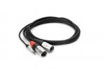 6Ft Pro Stereo Breakout Cable 3.5mm TRS to Dual XLR3M