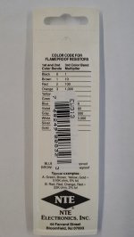 13K Ohm, 1/8W, 2% Metal Film Flameproof Resistor (6Pk)