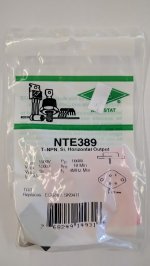 NTE389 T-NPN, Si, Horizontal Output