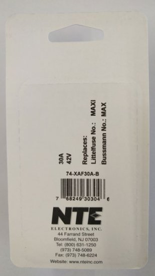 30 Amp Green Maxi Blade Fuse (APX) 2Pk