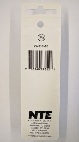 10K Ohm 2 Watt Metal Oxide Film Resistor (10Pk) 2% Tolerance