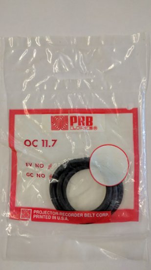 OC11.7 Round Rubber Belt 11.7\" IC, .139\" Cross Section
