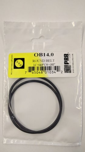 OB14.0 Round Rubber Belt 14.0" IC, .103" Cross Section