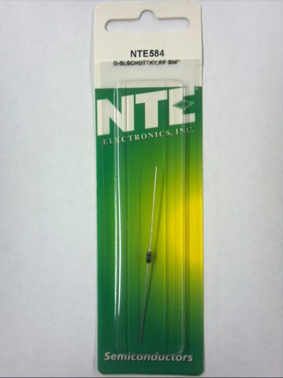 NTE584 Si Schottky Diode, 20V, 35mA, UHF/VHF Detector