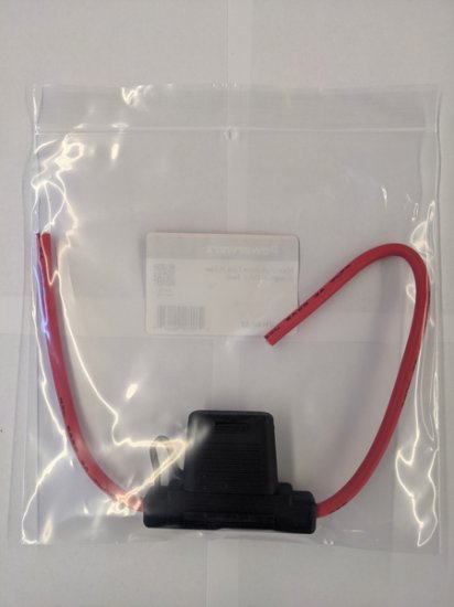 Maxi Style Inline Fuse Holder (Gauge: 8, Color: Red)