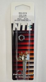 500K Linear Taper Pot w/Switch 0.2W (16mm) Solder Lug 30mm Shaft